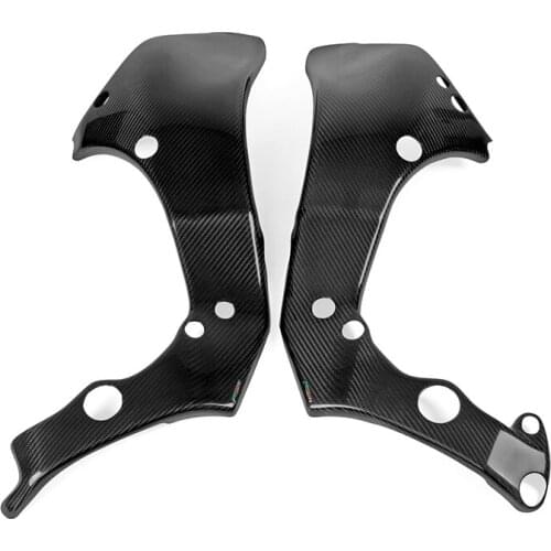 100% Real Carbon Fiber Frame Covers Panels Protectors Guards Gloss For Kawasaki ZX10R ZX 10R 2011 2012 2013 2014 2015 2016 2017