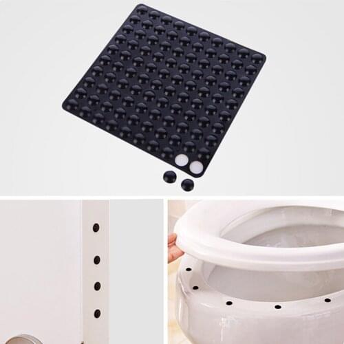 Self Adhesive Rubber Feet Pads Silicone Transparent Cupboard Door Close Buffer Bumper Stop Cushion Drawer Cabinet