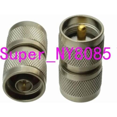1pce N male plug to UHF PL259 PL-259 male plug RF coaxial adapter connector