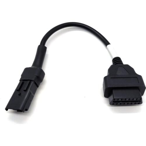 4Pin to OBD2 16 pin Adapter For Ducati 4 Pin Plug Cable Diagnostic Cable OBD2 Motorcycle Cable