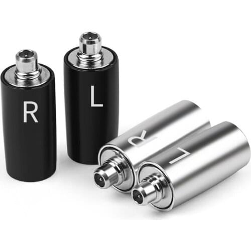 5pair Headphone Jack Audio Connector For MMCX SE215 SE315 SE425 SE535 SE846 Hifi Headset Copper Gold/ Rhodium Audio Adapter