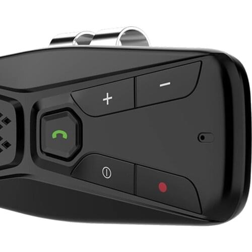 Wireless Bluetooth 5.0 Speaker Auto Speakerphone W/ Clip MP3 Music Player