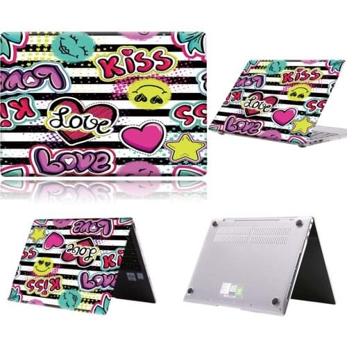 Art Laptop Case For Huawei MateBook 13/13 AMD Ryzen/14/D14/D 15/X 2020/X Pro/Pro 16.1/Honor MagicBook 14/15 PVC Chip Shell Cover
