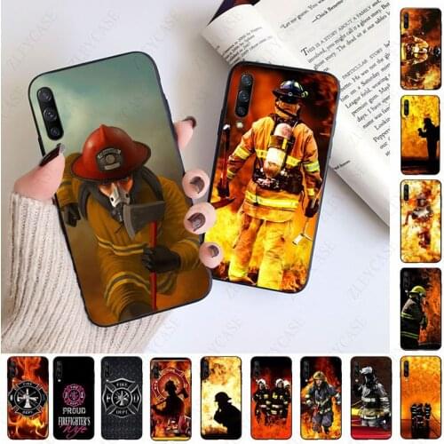 Firefighter Heroes Fireman Soft Phone Case For Samsung Galaxy A51 A71 A21S A10 A20S A20E A30S A40 A50 A70 A11 A40 M31 M30S Cover