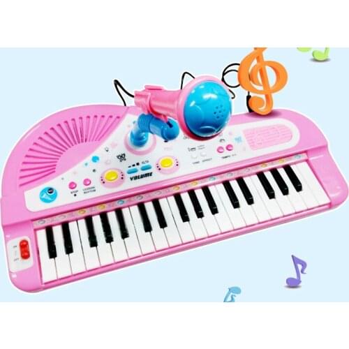 Childrens Electronic Baby Educational Multifunctional Small Piano Keys With A Microphone Children Learning & Exercising Type