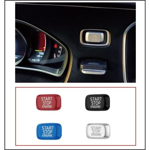 Car Engine Start Stop Switch Button Replacement Cover Sticker Suitable For Volvo V40 V60 S60 XC60 S80 V50 V70