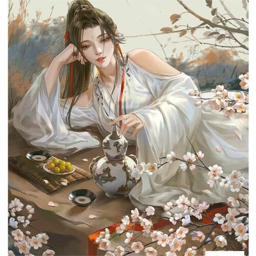 Cross Wine 2020 Character Diamond Embroidery Embroidery Sticker New Painting Room Antique Bedroom Living Room Diamond FH639