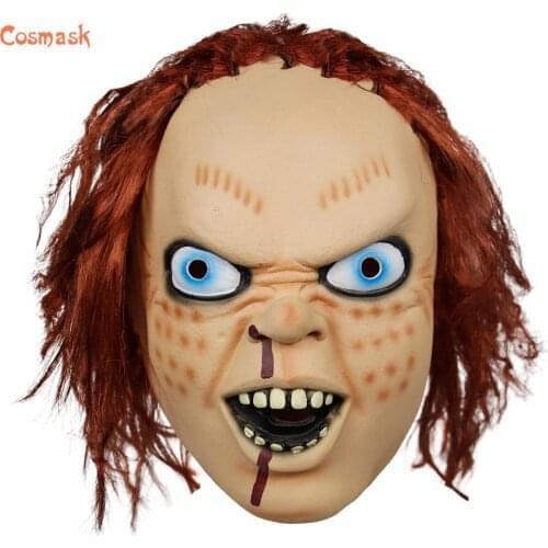 Molizu Halloween Chagi Ghost King Mask Halloween De Latex Cosplay Scary Masks Masquerade Masque Korku Maskesi Party