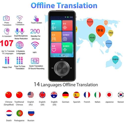 2021 Newest Translator M9 Instant Voice Translator Portable Language In Real-time Smart Translator Supports 12 Offline Languages