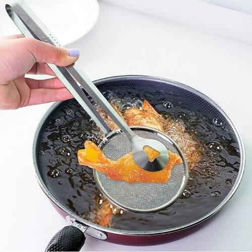 Multifunction Strainer Stainless Steel Barbecue Clip Oil-Frying Clamp Filter Spoon Fried Food Cooking Tools Kitchen Tools