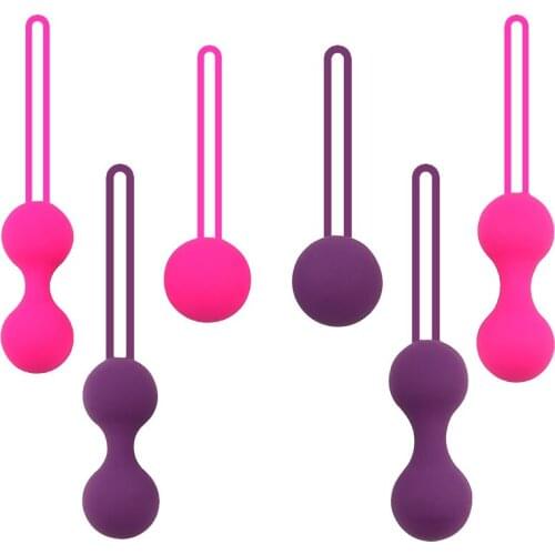 Soft Silicone Vaginal Geisha Ball Smart Ball Vibrator Kegel Ball Ben Wa Ball Vagina Tighten Exercise Machine Sex Toy for Women