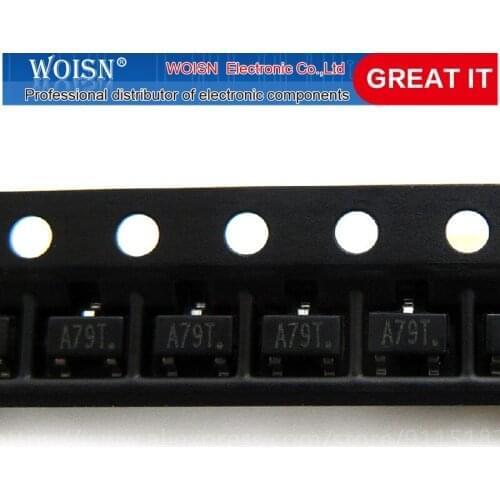 50PCS AO3407 3407 SOT23-3 MOSFET A79T MOSFT P-Ch -30V -3.6A 64mOhm New original In Stock