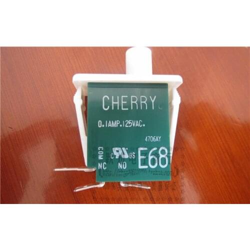 Original new 100% E68 button reset switch 3pin micro switch 0.1A 125VAC