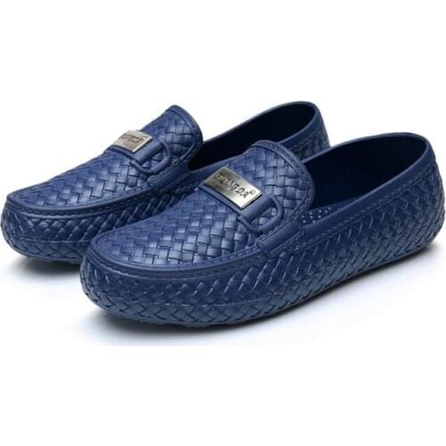 Autumn Fashion Low Men Rain Boots Waterproof Wear-resistant Rubber Shoes EVA Non-slip Shallow Water Shoes Casual Soft Rainboots