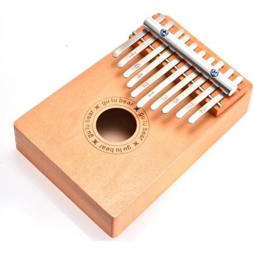 10 Keys Kalimba Thumb Piano High-Quality Wood Mahogany Body Musical Instrument Kids Children Toys