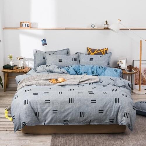 Nordic Bedding Set, Duvet Cover Pillowcase 3pcs 220x240, 140x200 Quilt Covers Single Double Queen King Size Bed Sets Bedclothes