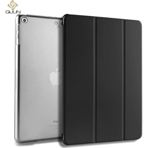 QIJUN For iPad Air 1 2 9.7 Air 3 10.5 2019 Case PU Leather Stand Fundas For iPad 2 3 4 9.7'' ipad4 Auto Sleep Smart Folio Cover