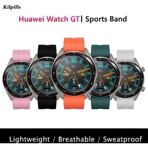 Huawei Watch GT 2 Strap for Galaxy watch 46mm samsung Gear S3 Frontier silicone 22mm watch band amazfit bip Bracelet Gear S 3 46