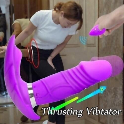 Smart Heating Wearable Butterfly Vibrator G Spot Clitoral Stimulator Massager Strap On Vibrating Panties Sex Toys Remote Control
