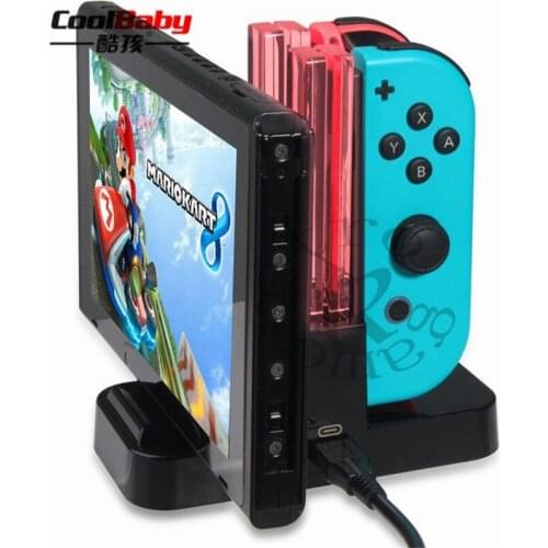 USB Multifunction Nintend Switch Controller Charging Dock Stand Charger for Nintendo Switch Joy-Con Controller /Pro Controller