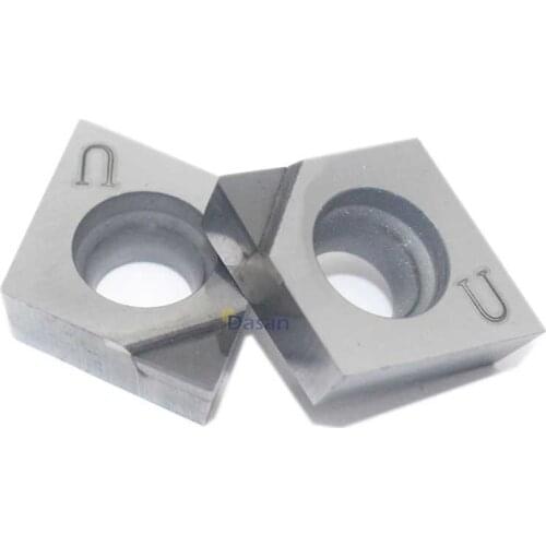 CCGT120404 CBN PCD Inserts CCGT 120408 02 High Hardness Lathe Diamond Insert Internal Turning Tools Aluminumm Copper Tool