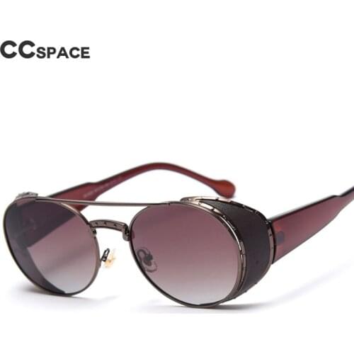 49452 Retro SteamPunk Polarized Sunglasses Men Women Fashion Shades UV400 Vintage Glasses