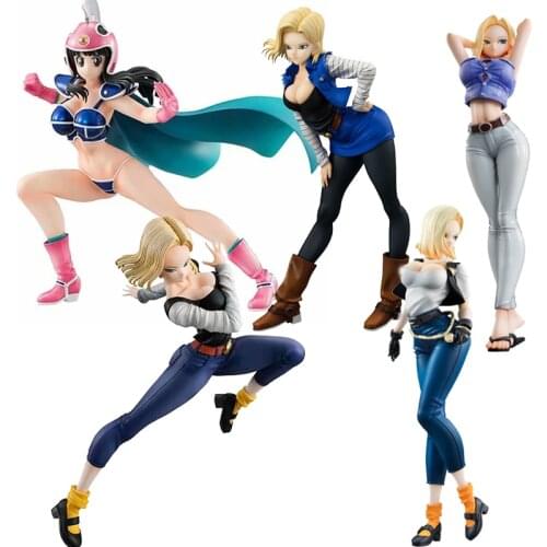 Android 18 Lazuli Sexy Anime Action Figure PVC Action Figures Model Toy for Christmas Gift