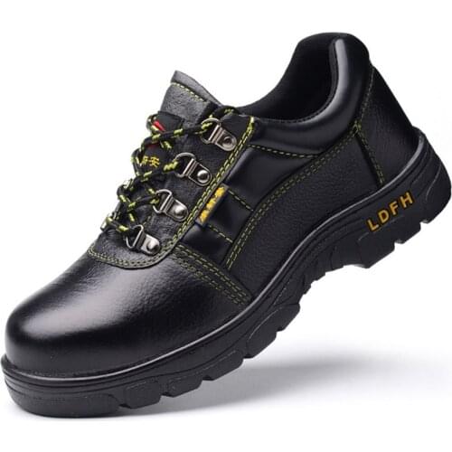 New Sneakers Men Work Boots Steel Toe Cap Work Safety Shoes Outdoor Waterproof and Breathable Construction Non-slip Shoes