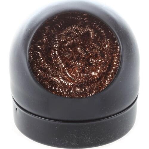 Soldering Iron Tip Cleaning Wire Nozzle Cleaner Sponge Ball with Holder