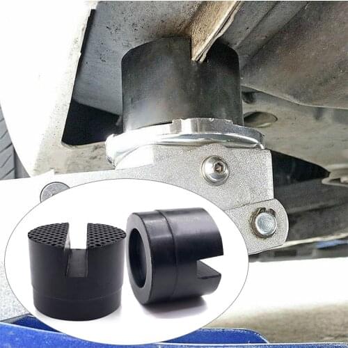 Floor Slotted Car Rubber Jack Pad Frame Protector Adapter Jacking Disk Pad Tool for Pinch Weld Side Lifting Disk new
