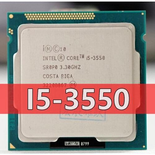Intel Core i5-3550 i5 3550 Quad-Core Processor (6M Cache, 3.3GHz) LGA1155 PC computer Desktop CPU