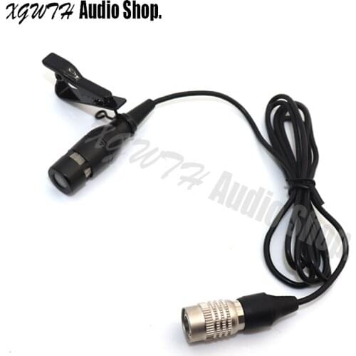 Profession Unidirectional Hypercardioid Condenser Lavalier Lapel Clip-on Microphone For Audio Technica Wireless Hirose 4 Pin