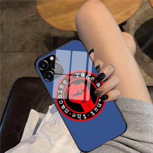 Rad stars Phone Case Glass Phone Case For iphone 12 11 Pro Max XS XR X 8 7 Plus SE2 Case