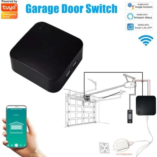 Tuya Wifi +Bluetooth Universal Garage Door Opener Switch Wireless Controller Via Smart Life APP Work With Alexa Google Home