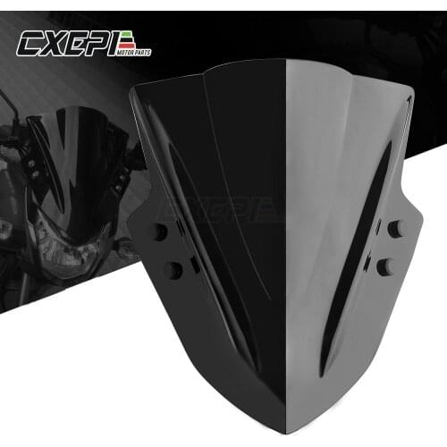 For Yamaha MT125 FZ1 FZ6 FZ8 FZ8N XJ6 MT-01 MT03 MT09 MT07 Motorcycle Windshield Windscreen With adjustable bracket Wind Screen