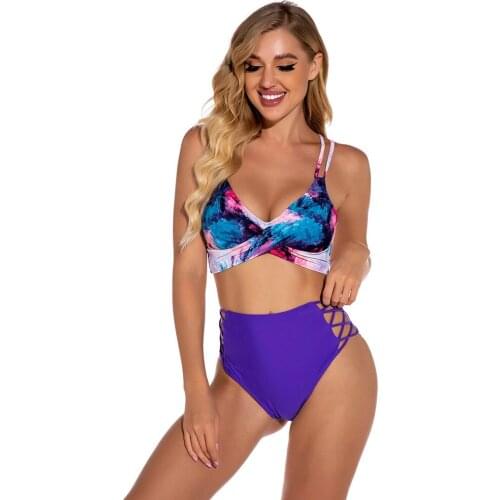 Ladies Swimwear Woman Swimsuit Sexy Bikini 2021 New Push Up Bikini Set Bathing Suit Women Beachwear Biquini Two Piece Suit High