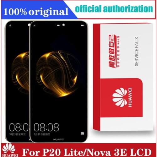 10PCS/LOT free DHL EMS 5.84'' LCD with Frame for Huawei P20 Lite Nova 3e LCD Display Touch Screen Digitizer ANE-LX1 ANE-LX3