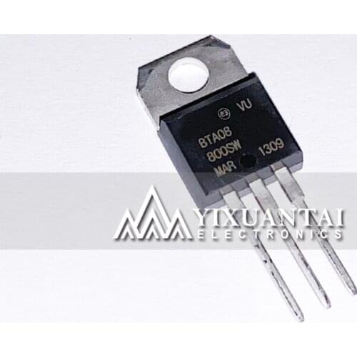 10pcs/lot original BTA08-600SW BTA08-800BW BTA08-800SW BTA16-1000BW BTA06-700B BTA06-600T BTA08-600B BTA20-600B TO220