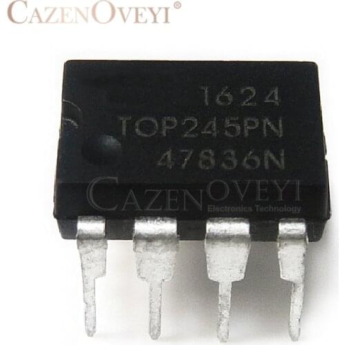 10pcs/lot TOP245PN TOP245P TOP245 DIP-7 In Stock