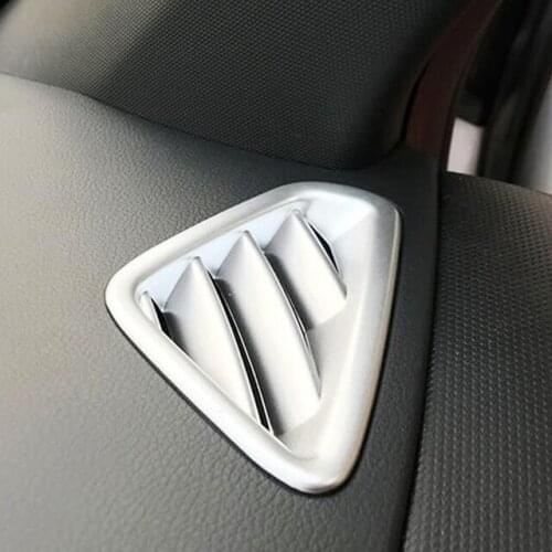 2018 2019 Car Front Small Air Outlet Decoration Cover Trim Accessories ABS Matte for Hyundai Kona Encino Interior Mouldings