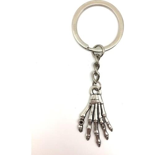 2018 / fashion hot models Tibet silver alloy skeleton ghost key chain, male and female pendant key chain jewelry,waist ornaments