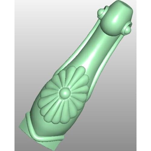 3D model STL format file for cnc router engraving furniture sofa cabinet chair leg pattern Artcam 701