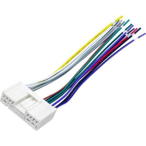 Car Audio Stereo Wiring Harness Adapter Plug male For Mazda 2 3 5 6 8 Mazda CX5 CX7 Radio CD DVD Stereo