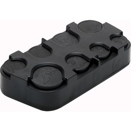 Car Euro Coin Case Money Container Auto Coin Holder Plastic Car-styling Storage Box Organizer Stowing Tidying