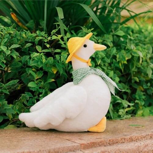 20cm 30cm 40cm white goose duck plush toys Soft Stuffed animal Dolls For Kid Birthday Christmas Gift