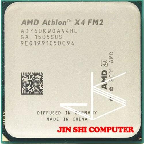 Free Shipping AMD Athlon X4 760K X4 760 X4-760K AD760KWOA44HL Quad-Core FM2 3.8GHz 4MB 100W Quad-Core CPU Processor Socket FM2
