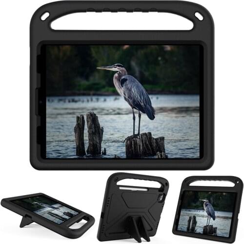 Case for iPad Air 4 10.9"A2072/A2316/A2324/A2325,Lightweight EVA Shockproof Kids Friendly Stand Cover, with Handle/Pencil Holder