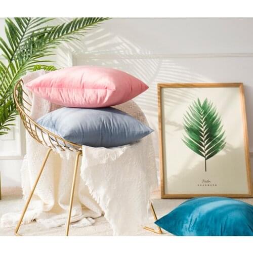 Decorative Throw Pillow Covers -Soft Velvet Gray Suede Pillow Covers&Pillow Inner Pad for Living Room Decoration-24x24inch