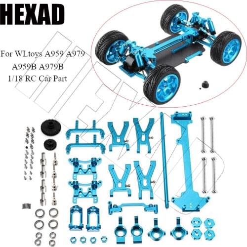 Metal Upgrade Parts Kit For 1/18 Wltoys A959 A979 A959B A979B Rc Car Spare Parts