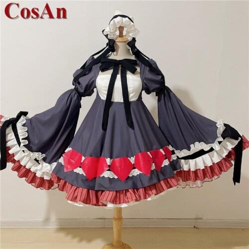 Hot Game Azur Lane Akashi Cosplay Costume Lovely Maid Outfit Lolita Dress Full Set Activity Party Role Paly Clothing Custom-Make